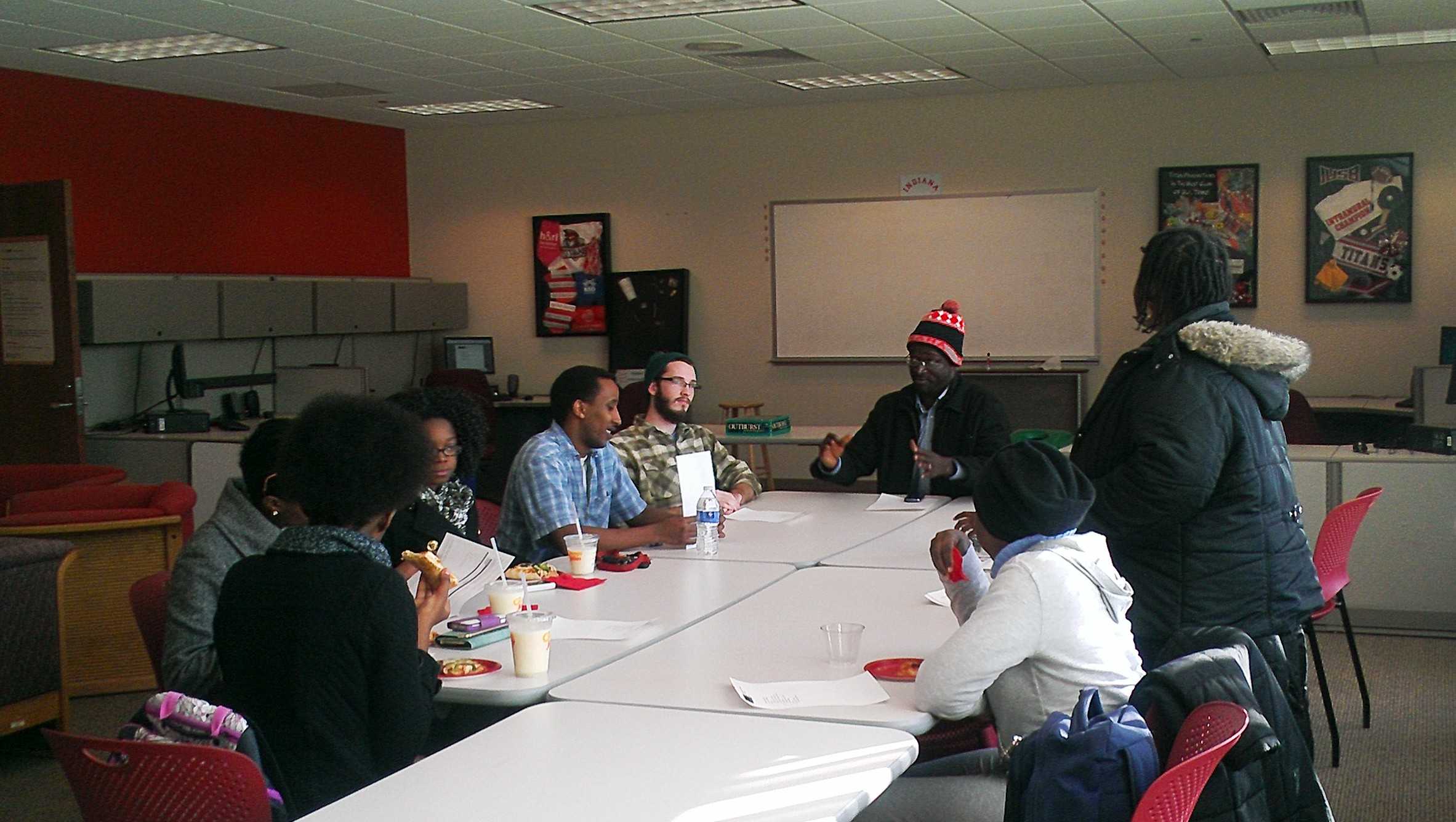 A meeting of the International Student Organization. (Photo/Izza Jatala)