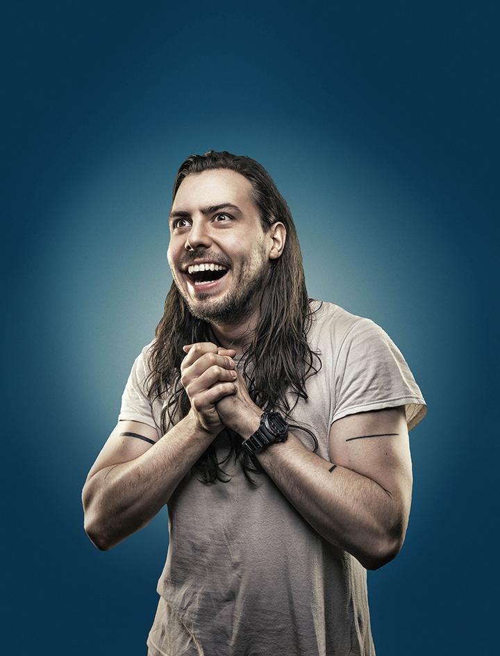 Andrew W.K., famous for his bloody nose and party life style, will be performing in South Bend September 23. Photo by JonathanThorpe