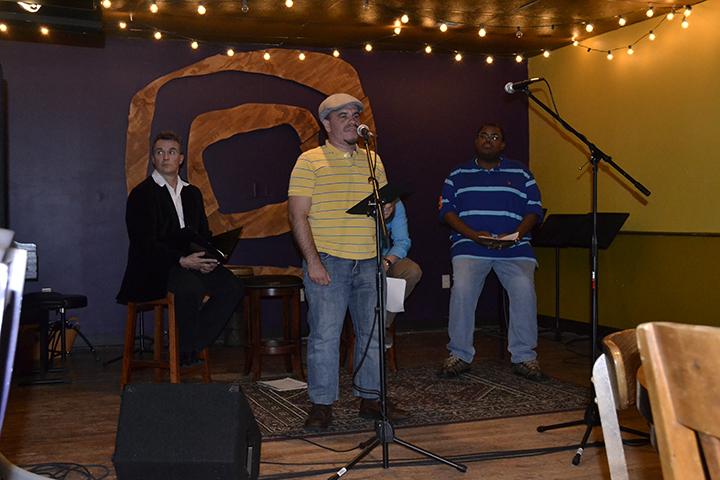 Brandon Rickey performing as part of the Manologues on Friday, September 13. PREFACE PHOTOS/SARAH WARD