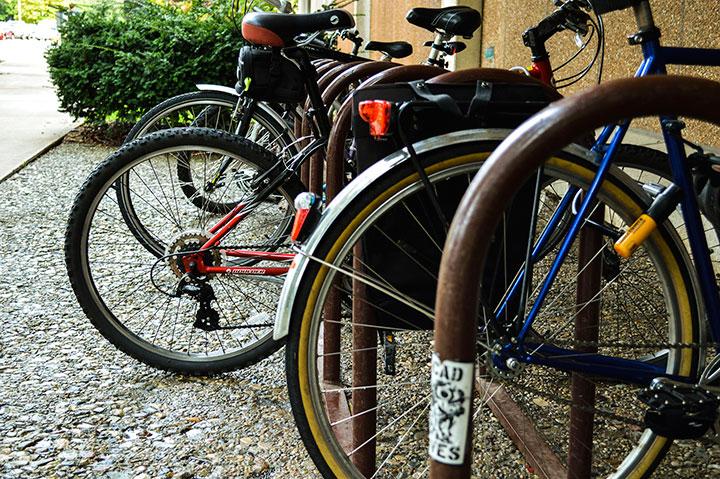 Campus bike thefts are becoming increasingly common according to campus police. Preface Photo/MANDI STEFFEY