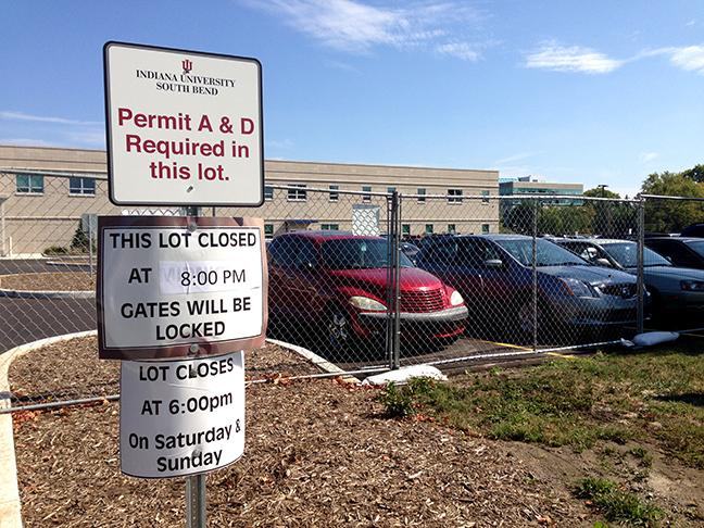The Education and Arts Building parking lot is now open without restrictions. Preface Photo/NATALIE MILLS