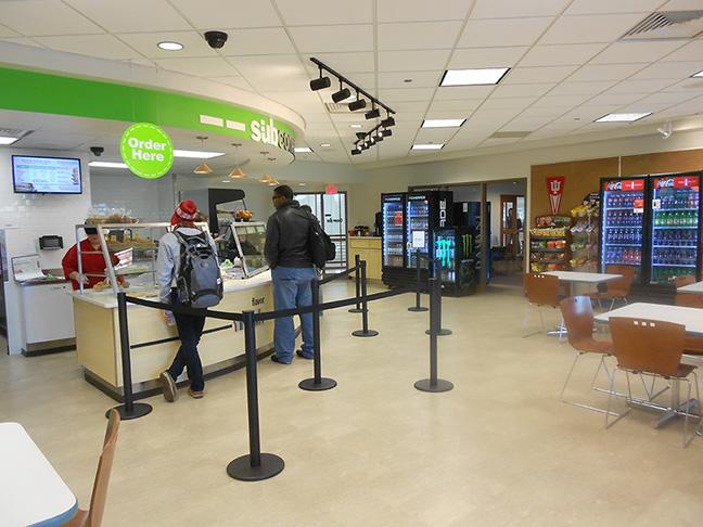 SubConnection, the new dining area in the Student Activities Center, offers a variety of sandwiches. They began their soft opening on Nov. 8. Preface Photo / MELISSA SEYBOLDT