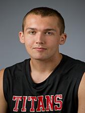 Joe Godfread is a sophomore at IU South Bend and a center for the men's basketball team. (Photo credit: www.iusbtitans.com)