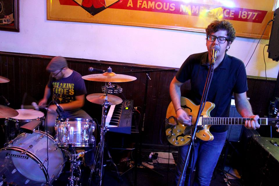 Garth Mason (left) and Joshua Wayne Hensley (right) of South Bend’s The Rutabega perform at August's No. Coast Social. (Photo credit: Brian Nemeth)