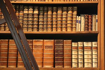 Library books, Vienna, Austria. With the advent of digital platforms, books like these may soon become relics of the past. (Photo credit: Wikimedia Commons) 