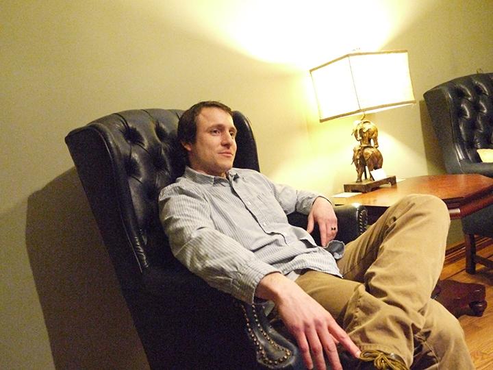 Levi Miller in his River Park office where he runs LBJ’s Tax Café. (Preface photo/Ryan L. Gruenewald)