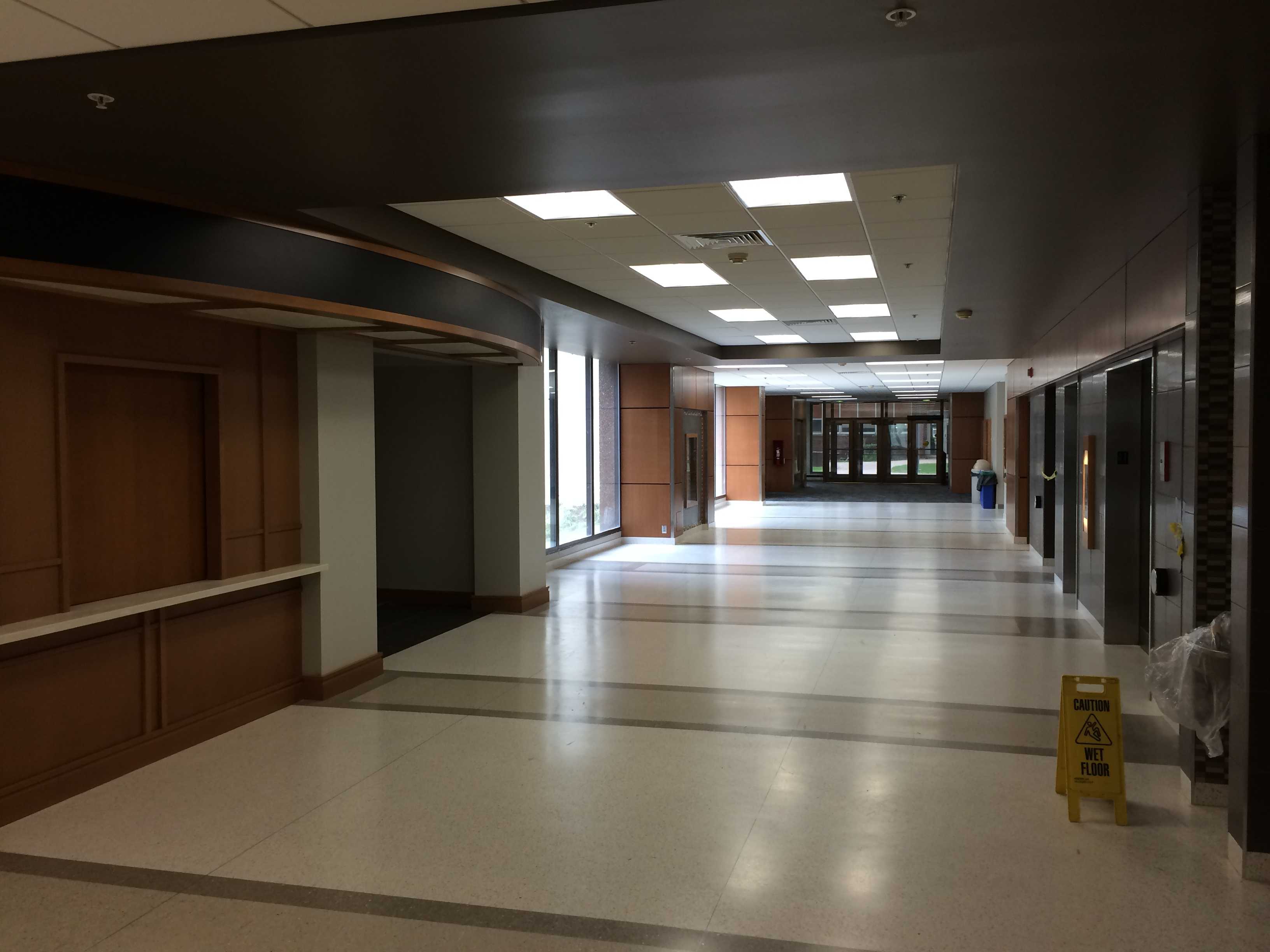 The newly remodeled Northside Hall.