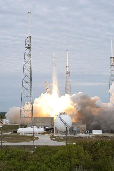 Photo caption: SpaceX, founded in 2002 by Elon Musk, sees liftoff of its Falcon 9 launch vehicle at Cape Canaveral Air Force Station. The company hopes its aircraft will one day aid in the first human colonization of Mars.