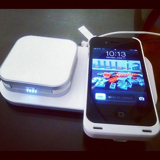 A Duracell Powermat in action, one of the university’s options for wireless charging on campus. Photo credit: Julia Roy via flickr.com