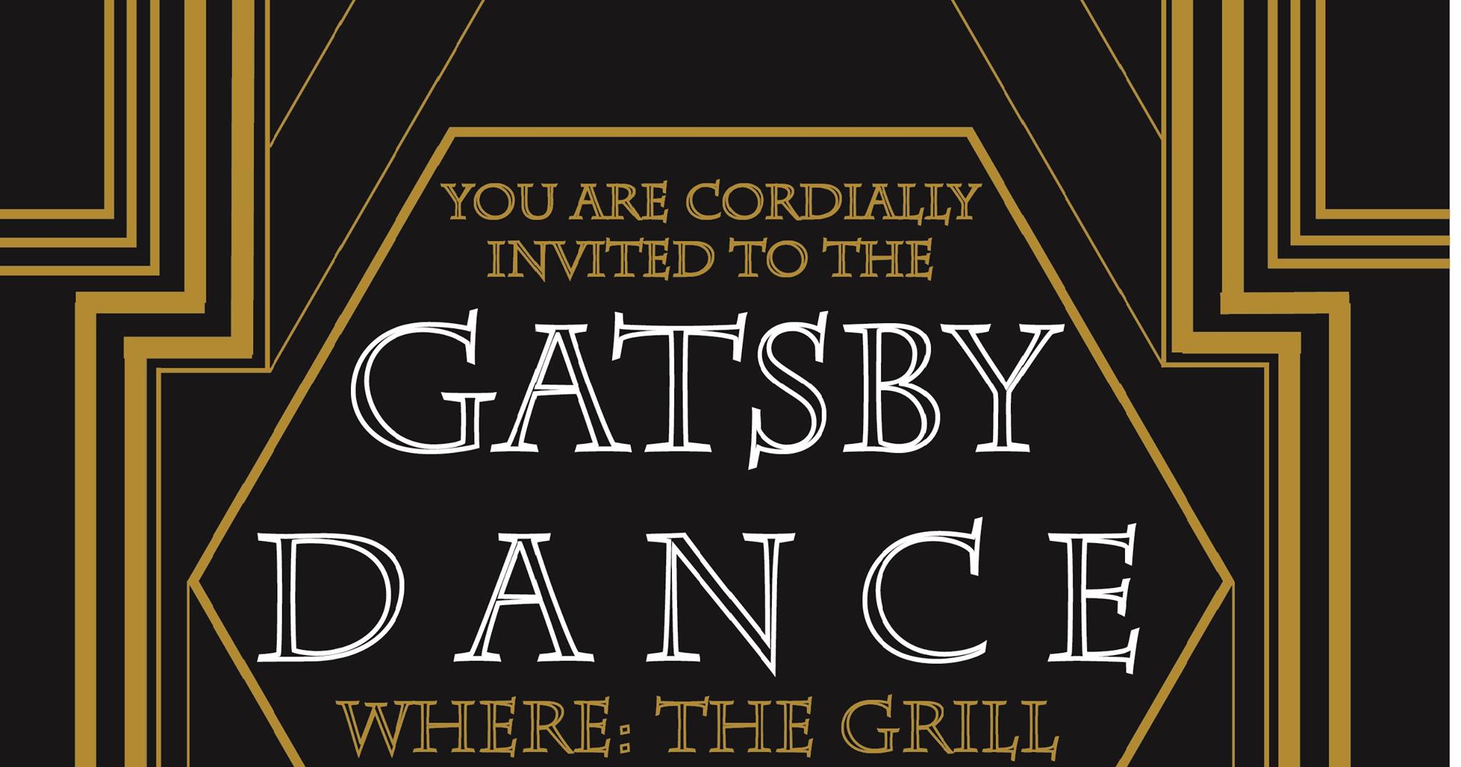 The Gatsby Dance flyer. Photo credit/Titan Pro