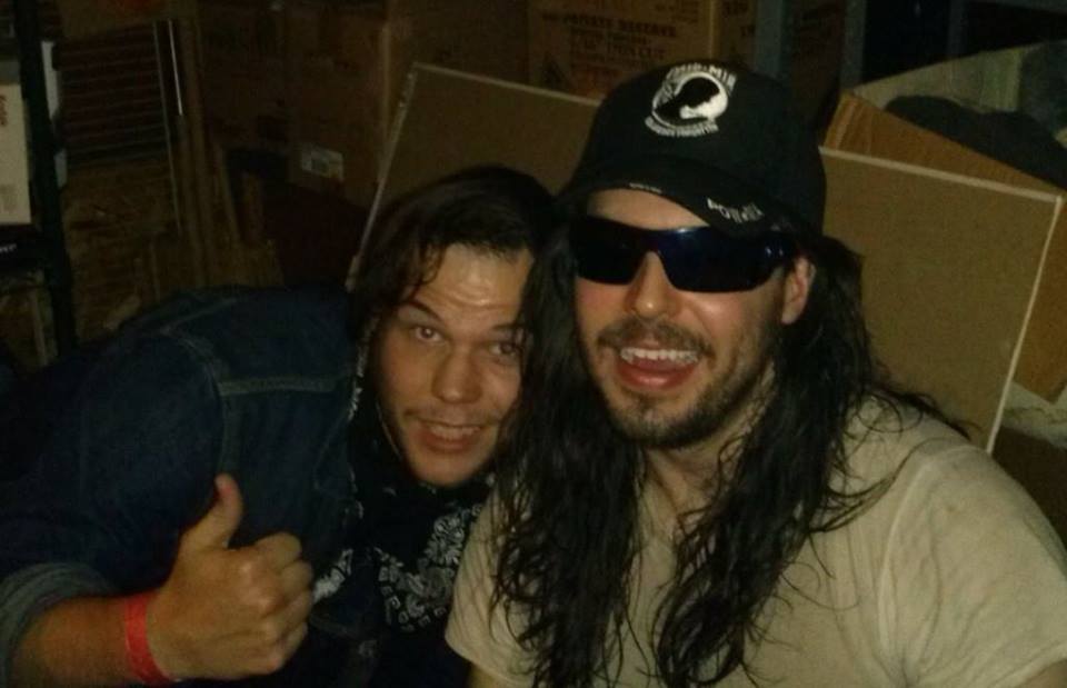 Me and a very drunk Andrew W.K. after interviewing him for The Preface.