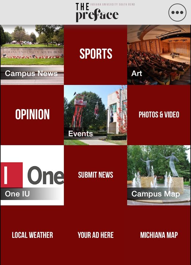A screenshot of The Preface Mobile app for iPhone. Credit/Jordan Rae Lucas.