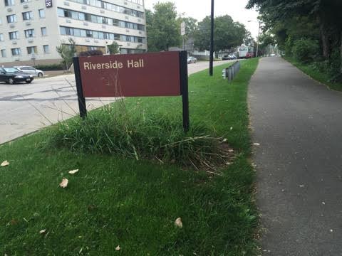 Riverside Hall located on Northside Blvd. in front of the river. Photo Credit/Alicia Flores