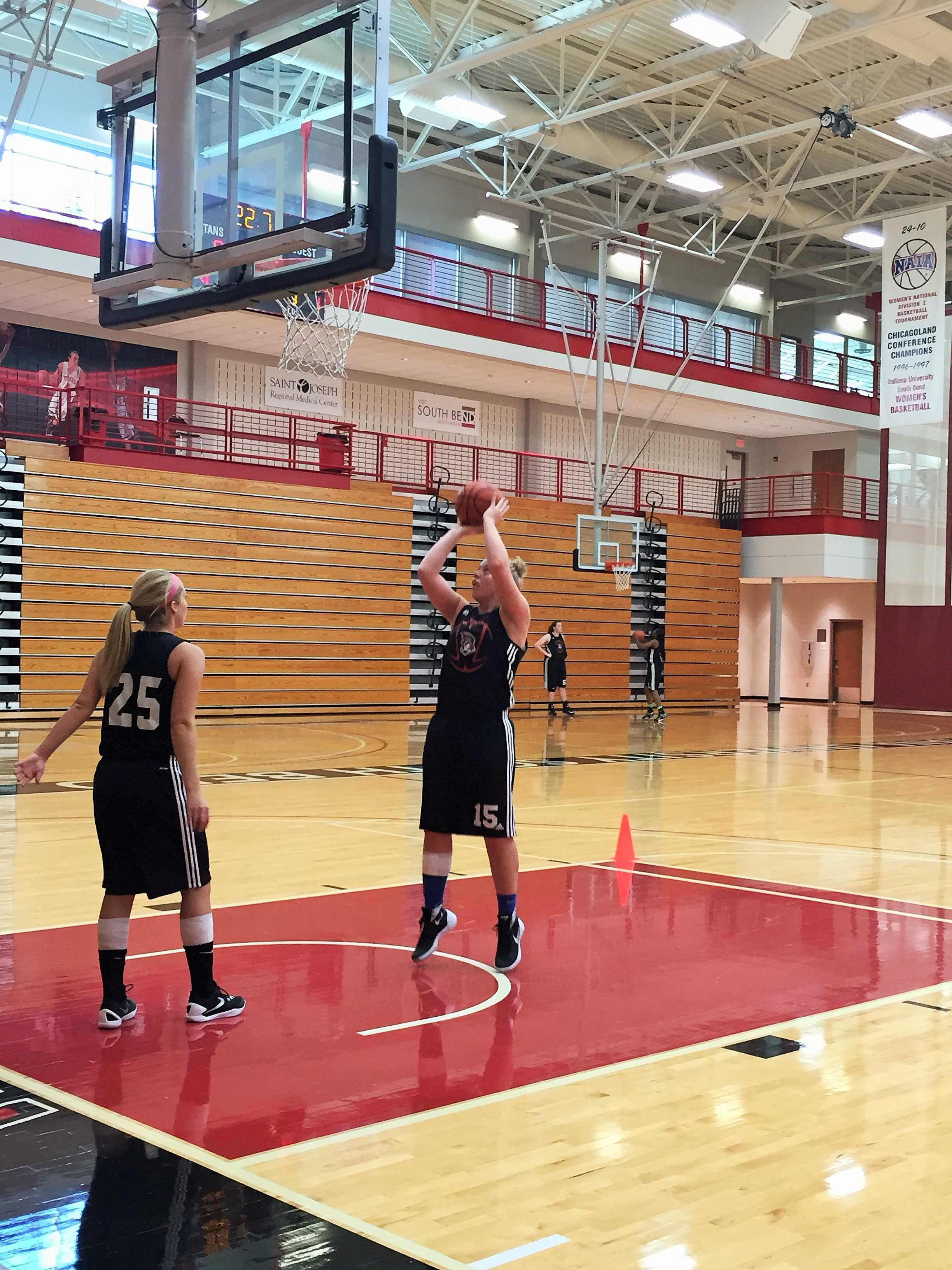 Senior, Jackie Stalder, and freshman, Lucy Presnal