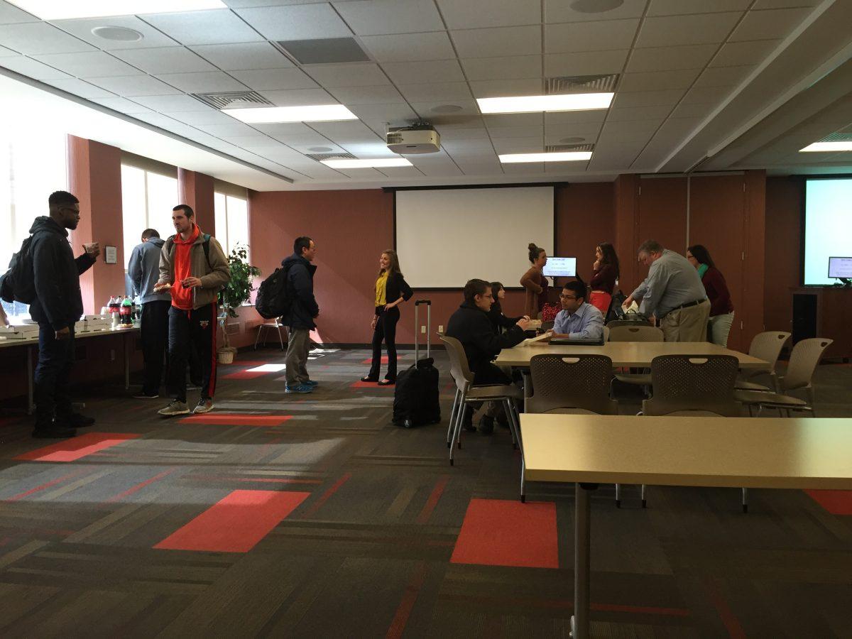 SGA meets with constituents at town hall meeting last Tuesday ahead of upcoming elections. Photo Credit/Ryan Lohman