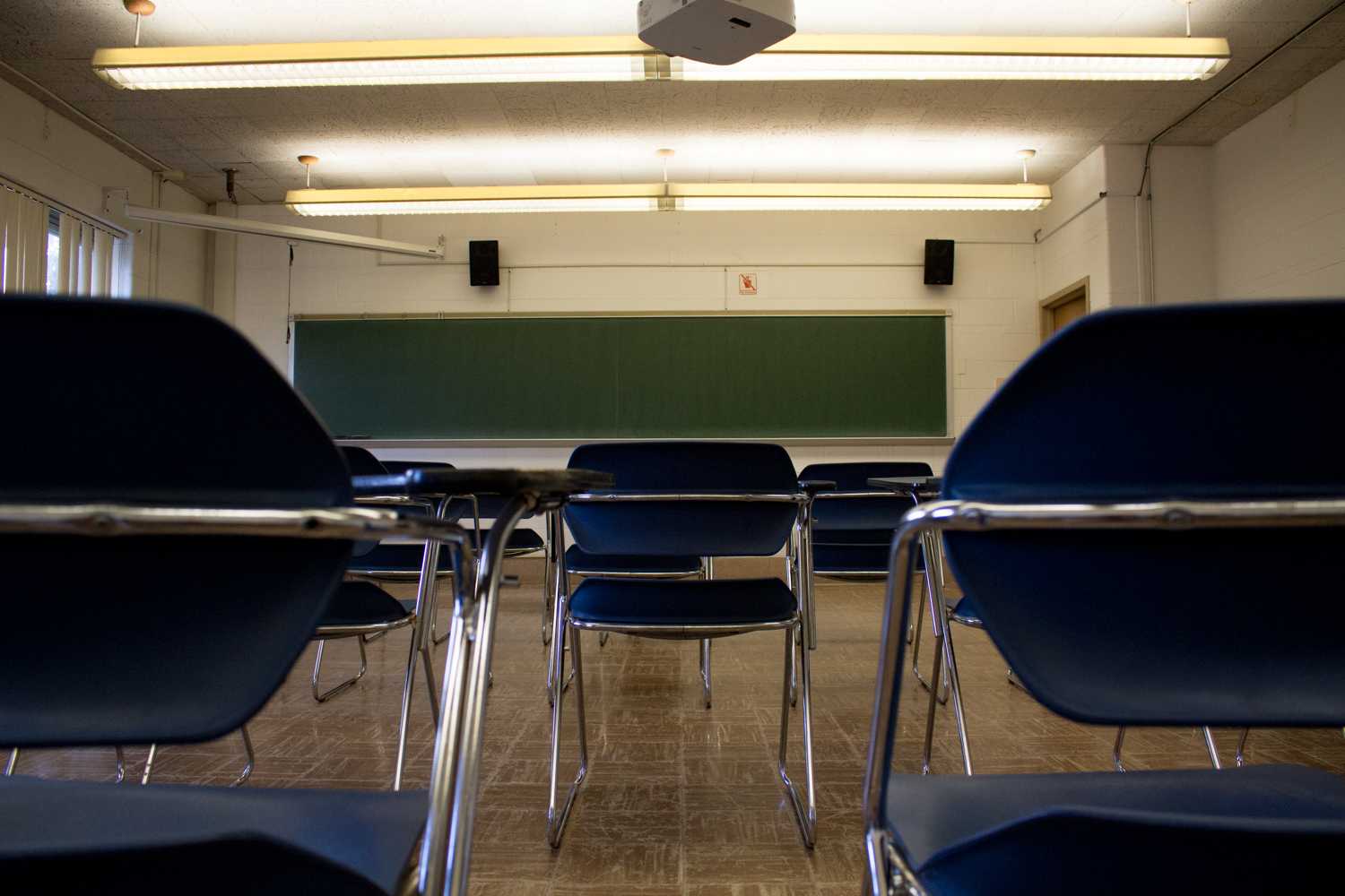 A clockless classroom. PHOTO/KENDALL ASBELL