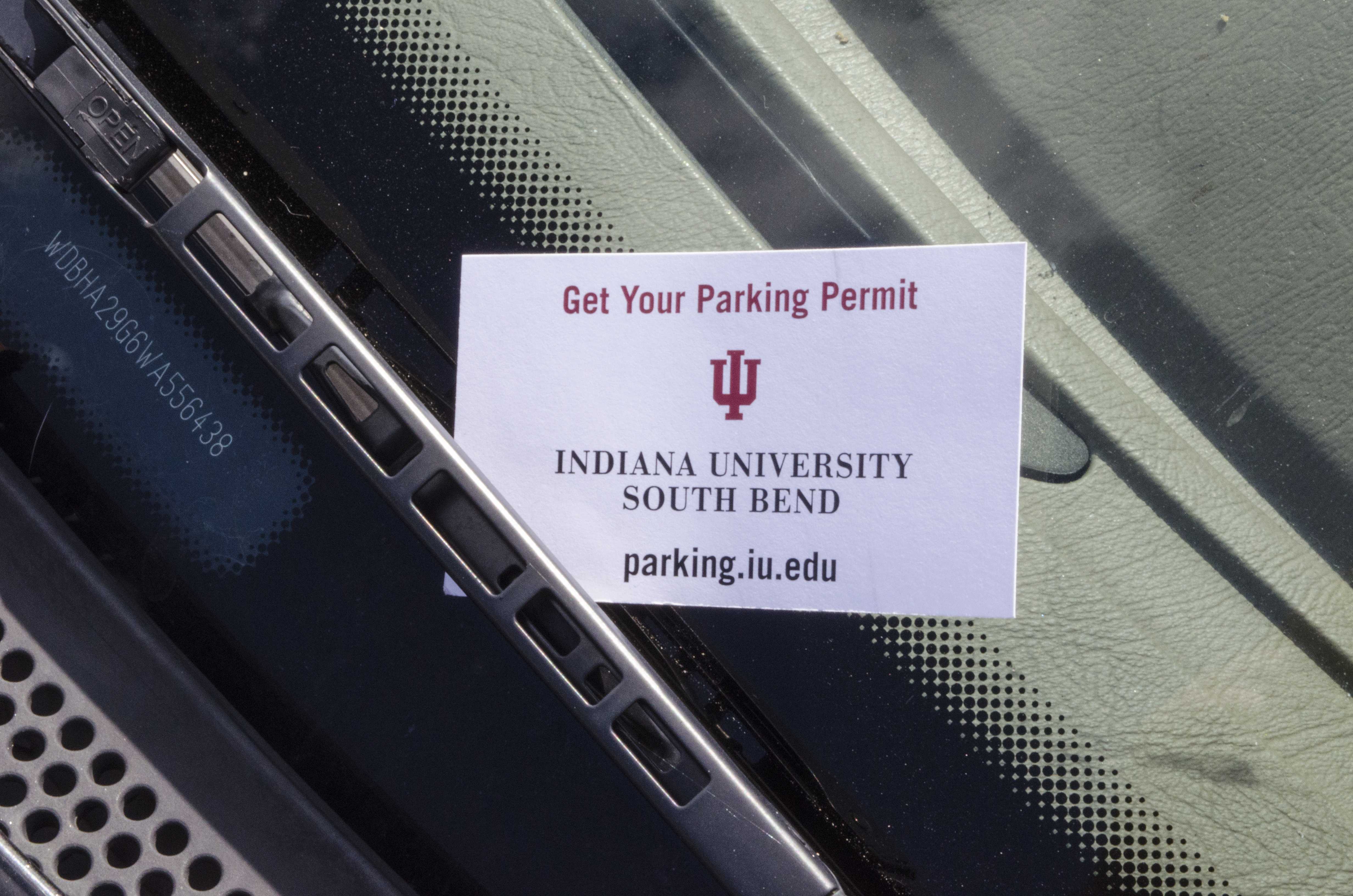 New permits will be required in all IUSB parking lots after Labor Day. PHOTO/BRANDON GROVES