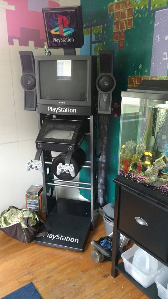 Columnist, Christine Giver owns a working PlayStation demo kiosk. PHOTO CREDIT/CHRISTINE GIVER