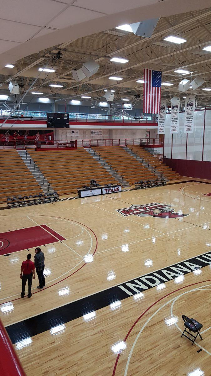 The SAC is prepared to host an event. Or maybe the event is already going on. It’s tough to tell. PHOTO/JIM IRIZARRY