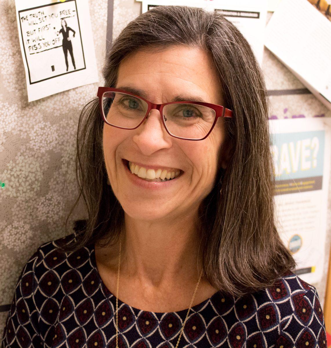 April Lidinsky, Associate Professor of Women’s Gender Studies
PHOTO/ Kendall Asbell

