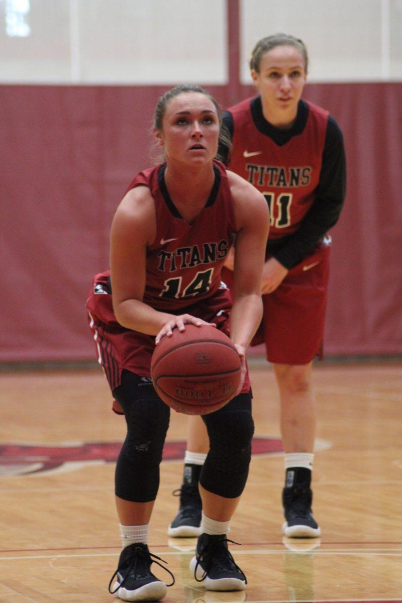 Freshman Taitlyn Trenshaw would earn the team high 12 points and four steals in the hard loss against Saint Francis, going 4-5 at the line and 4-6 in the paint. Photo/Casey McDonald