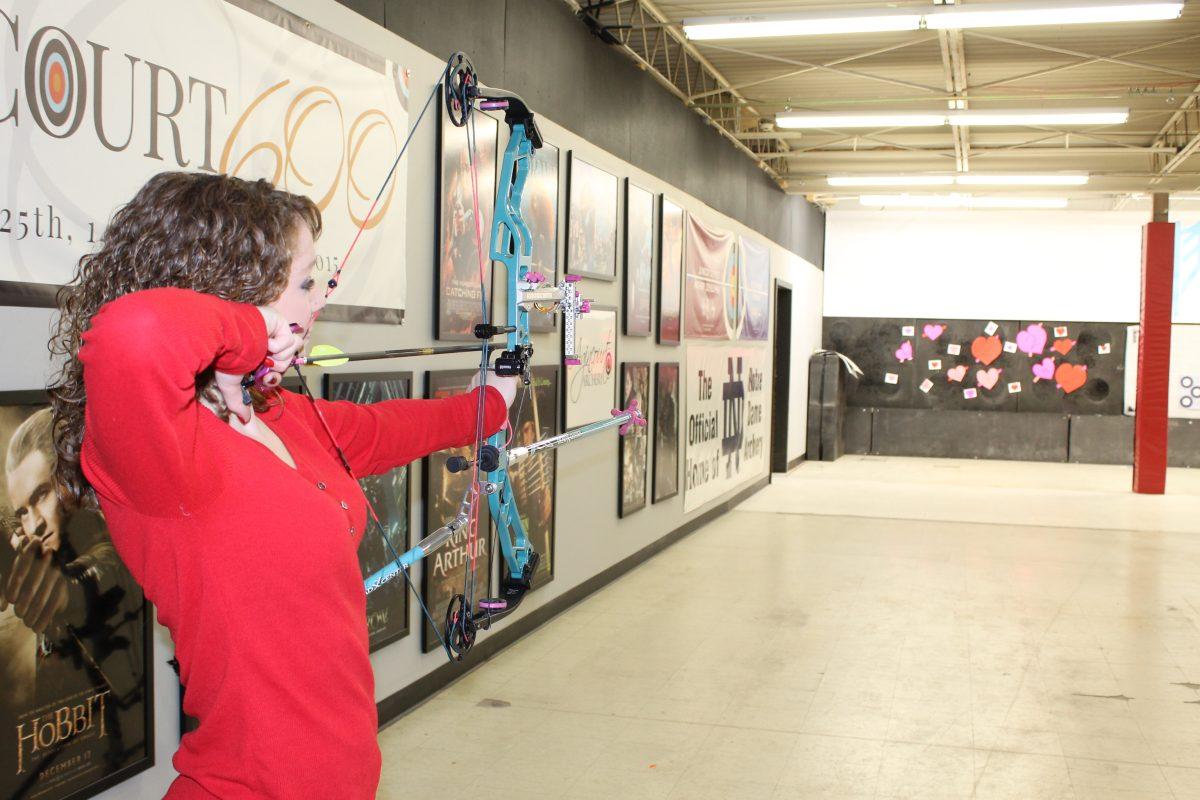 Archery Club shoots cupid’s arrows in Valentine’s Day potluck