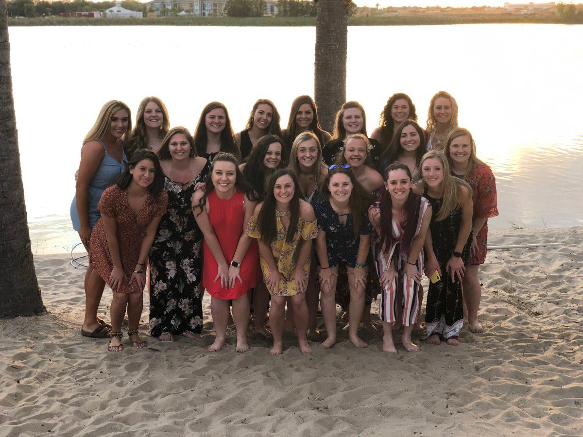 Titans softball team in Florida over Spring Break. Photo provided by Ashley Cox
