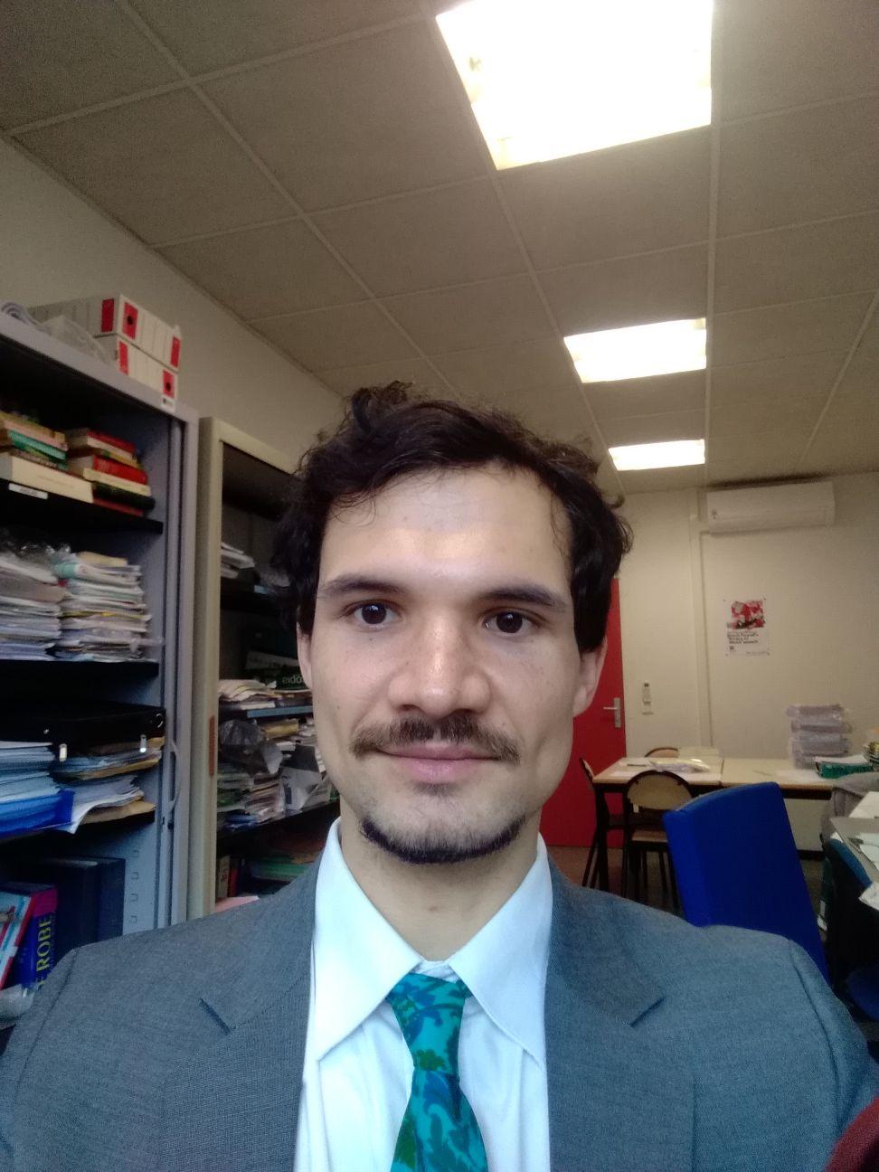 AI POPESCU in teacher's office