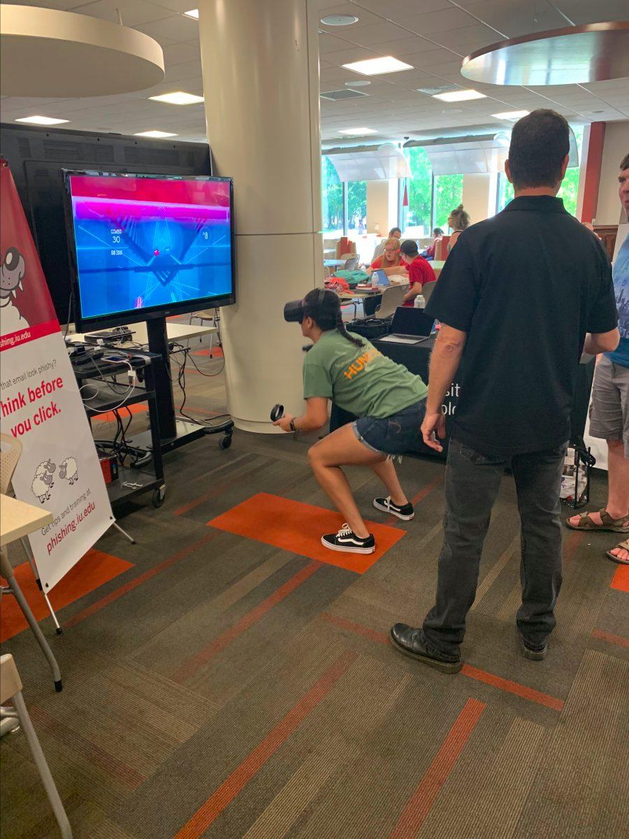 Students participating in gaming. Photo by//TANNIA JOHNSON