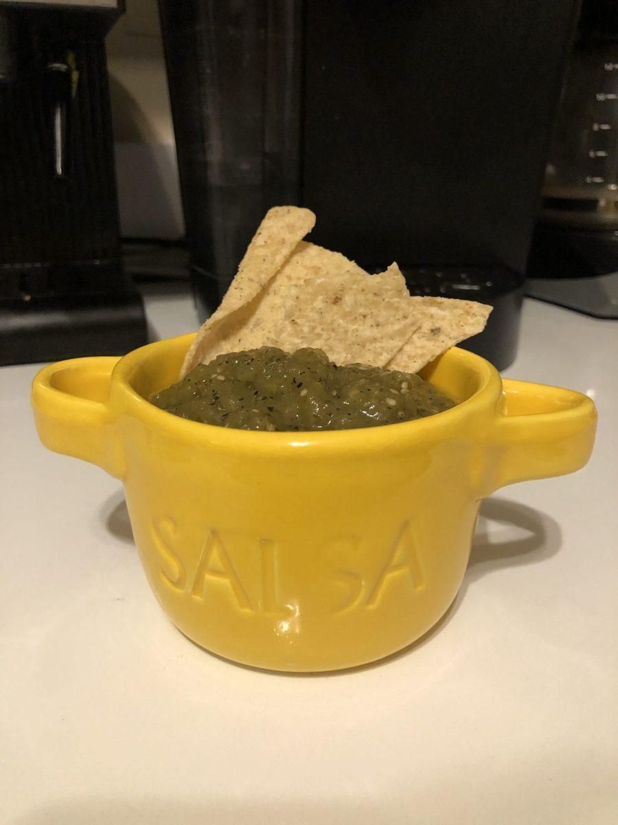 Roasted Tomatillo Salsa. Photo by/TAYLOR WALDRON