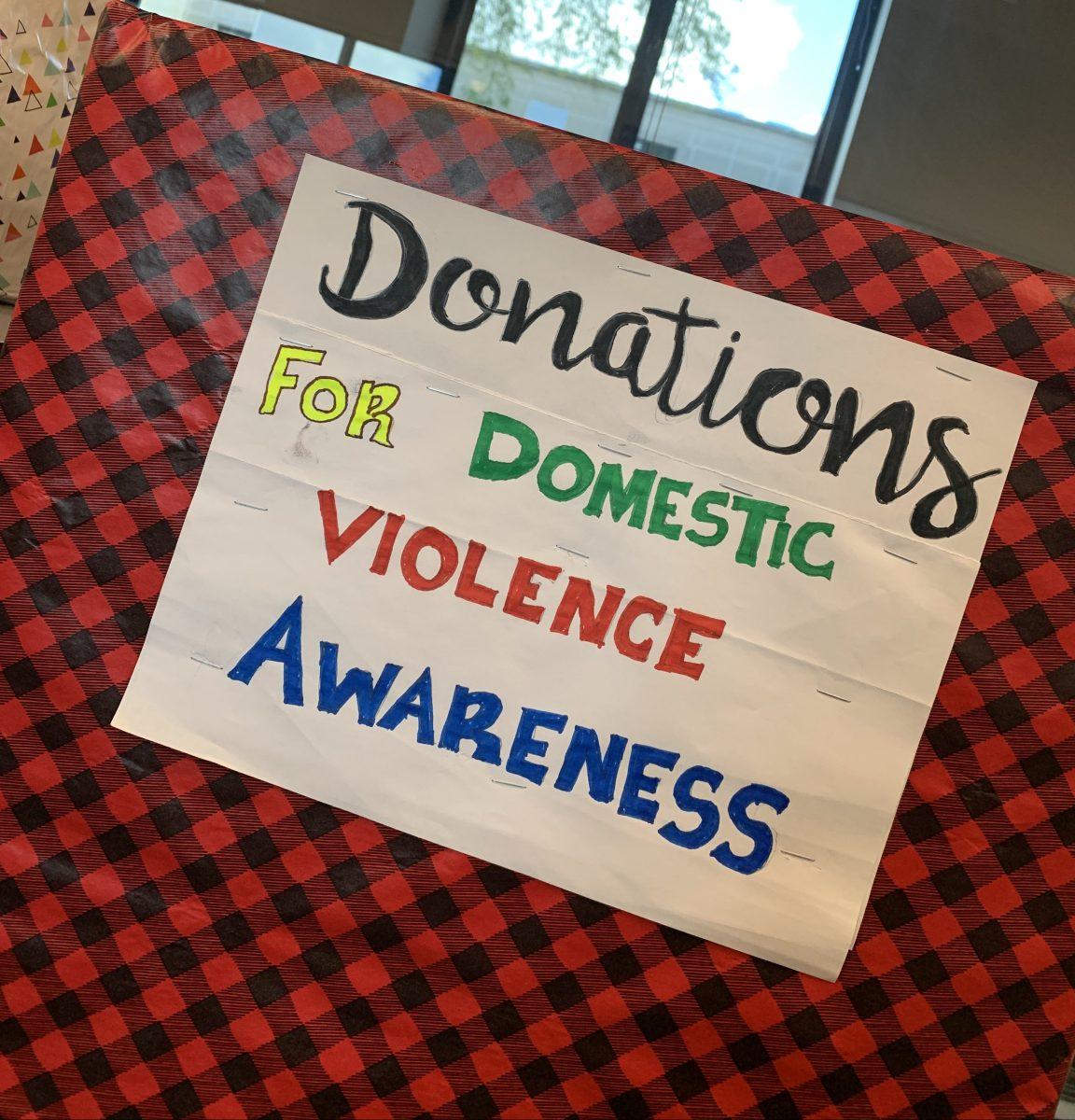 Domestic Violence Awareness poster // Cassidy Martenson