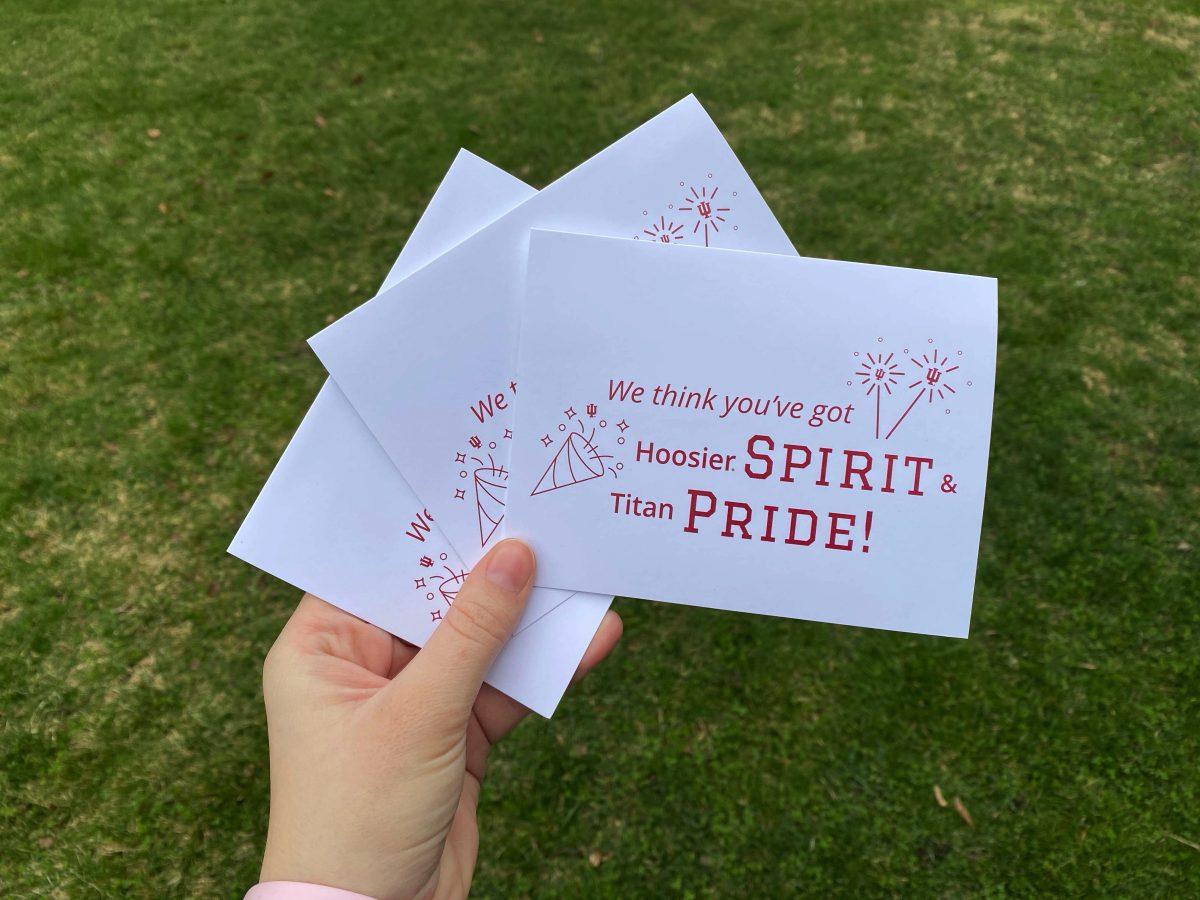 Photo provided by Alyssa Foster. Current students are sending congratulatory notes to future Titans.