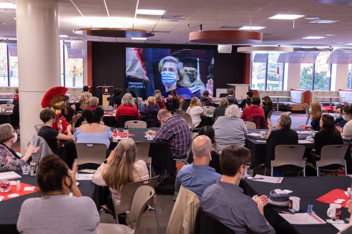 Students and faculty gather for historic inauguration