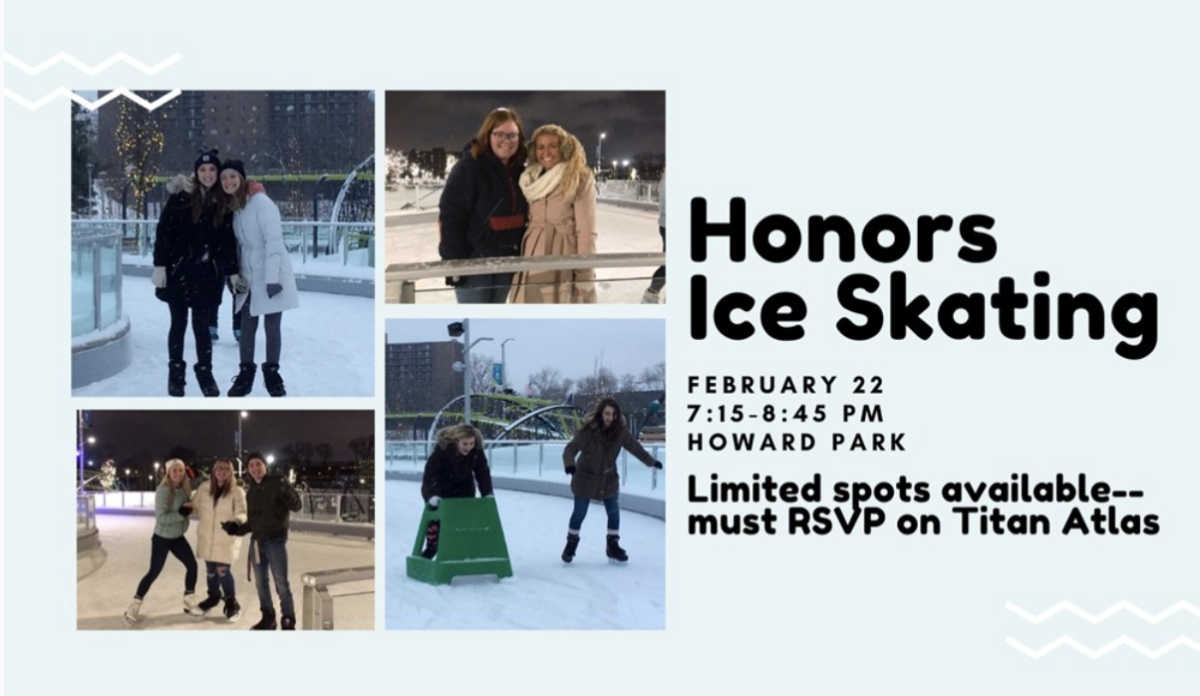 IU South Bend Honors Club on ice