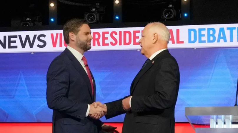 Pizza and politics: ADP hosts vice-presidential watch party